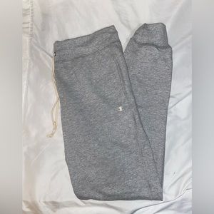 Women’s Gray Champion Joggers, Size Medium